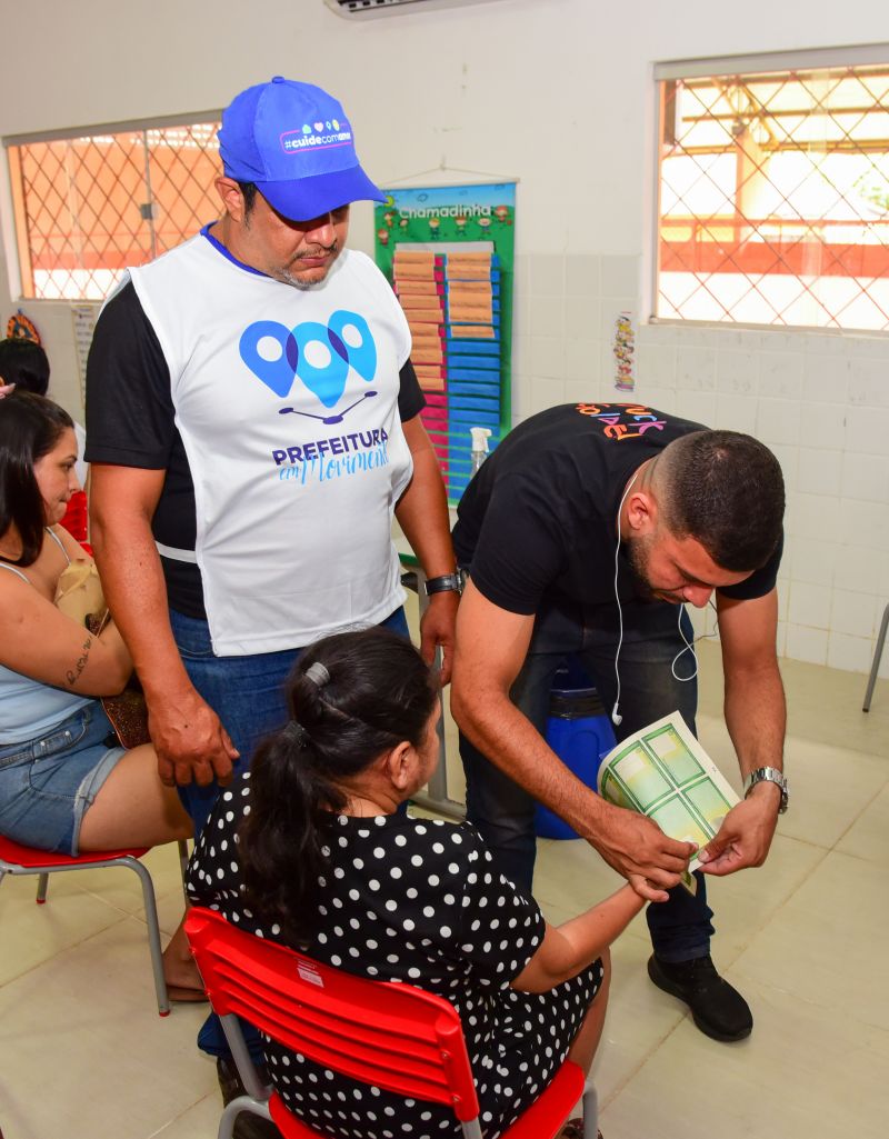 Ação da 3ª edição do programa Prefeitura em Movimento no bairro do Curuçambá