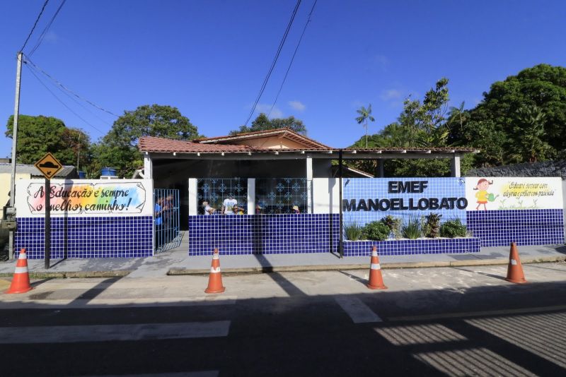 Entrega da Escola Manoel Lobato no Levilândia