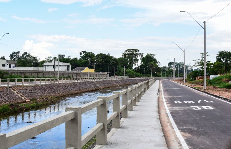 Entrega da Última etapa do canal Maguariaçu, entre rua Itabira e avenida Cláudio Sanders