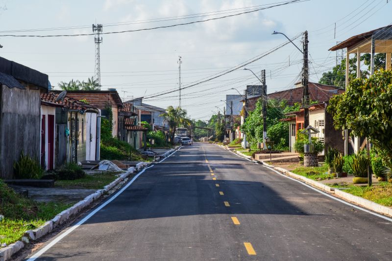 Imagens de apoio ruas conjunto Girassol no bairro de Águas Brancas