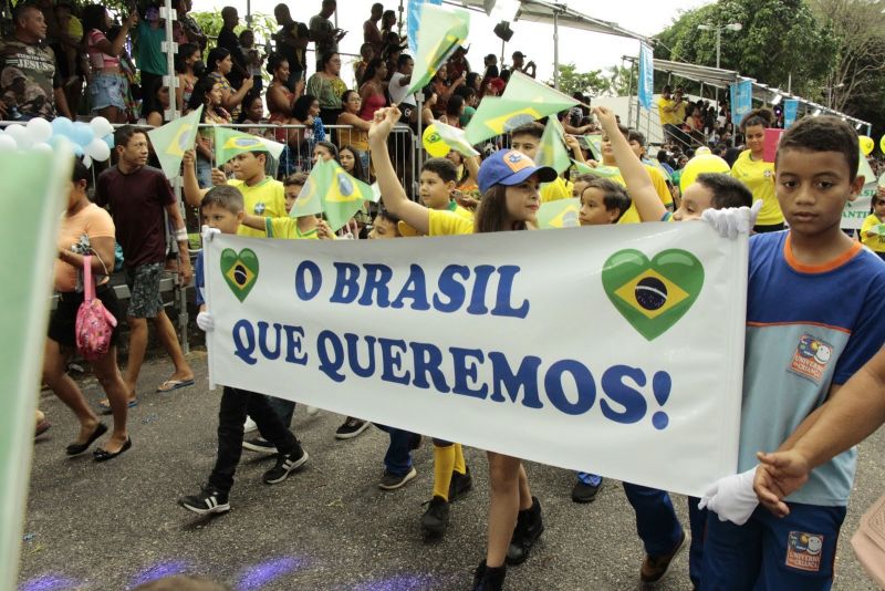 Caminhada escolar em alusão à Independência do Brasil, Lado Sul no conjunto Júlia Seffer