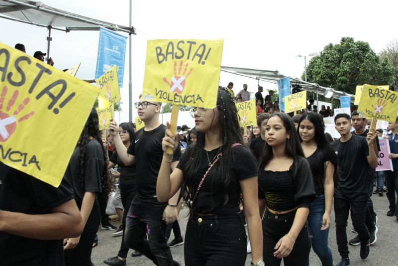 Caminhada escolar em alusão à Independência do Brasil, Lado Sul no conjunto Júlia Seffer