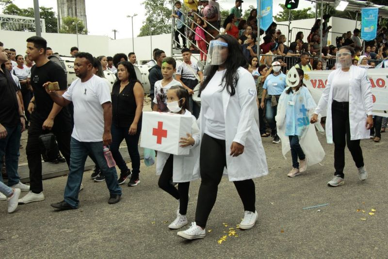 Caminhada escolar em alusão à Independência do Brasil, Lado Sul no conjunto Júlia Seffer