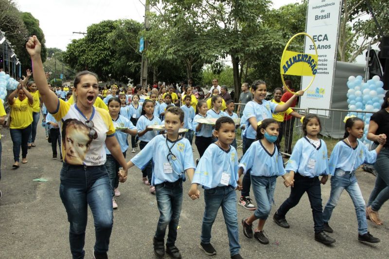 Caminhada escolar em alusão à Independência do Brasil, Lado Sul no conjunto Júlia Seffer