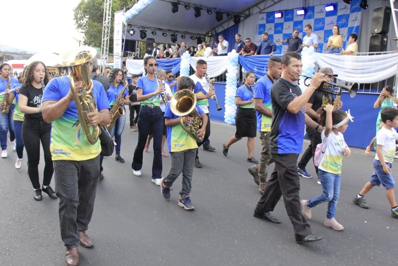 Caminhada Escolar em Alusão à Independência do Brasil lado Norte na Arterial 18