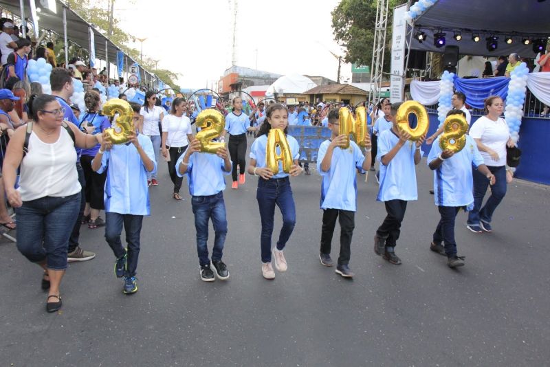 Caminhada Escolar em Alusão à Independência do Brasil lado Norte na Arterial 18