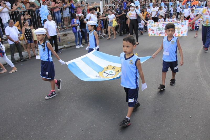 Caminhada Escolar em Alusão à Independência do Brasil lado Norte na Arterial 18