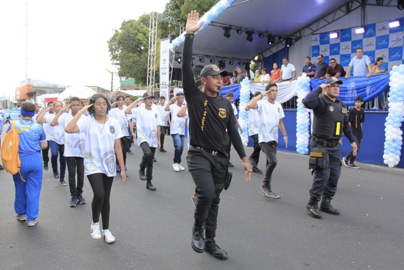 Caminhada Escolar em Alusão à Independência do Brasil lado Norte na Arterial 18