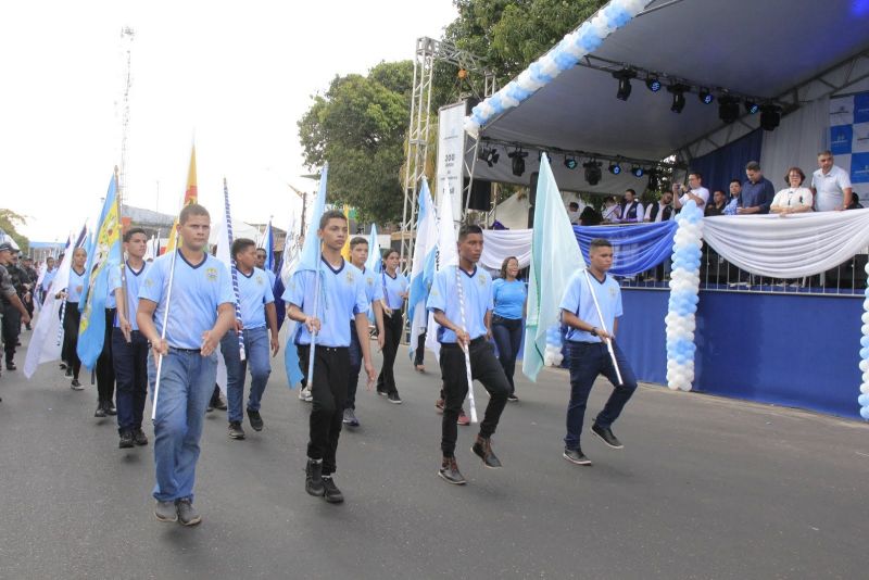 Caminhada Escolar em Alusão à Independência do Brasil lado Norte na Arterial 18