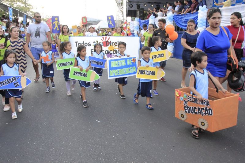 Caminhada Escolar em Alusão à Independência do Brasil lado Norte na Arterial 18