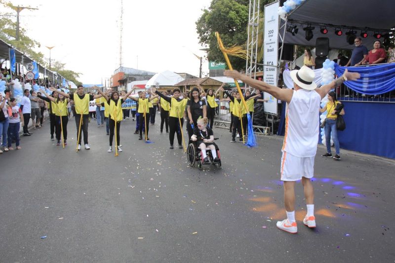 Caminhada Escolar em Alusão à Independência do Brasil lado Norte na Arterial 18