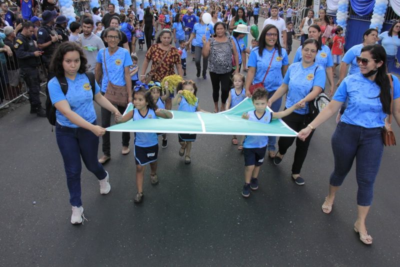 Caminhada Escolar em Alusão à Independência do Brasil lado Norte na Arterial 18