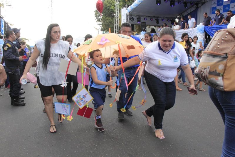 Caminhada Escolar em Alusão à Independência do Brasil lado Norte na Arterial 18