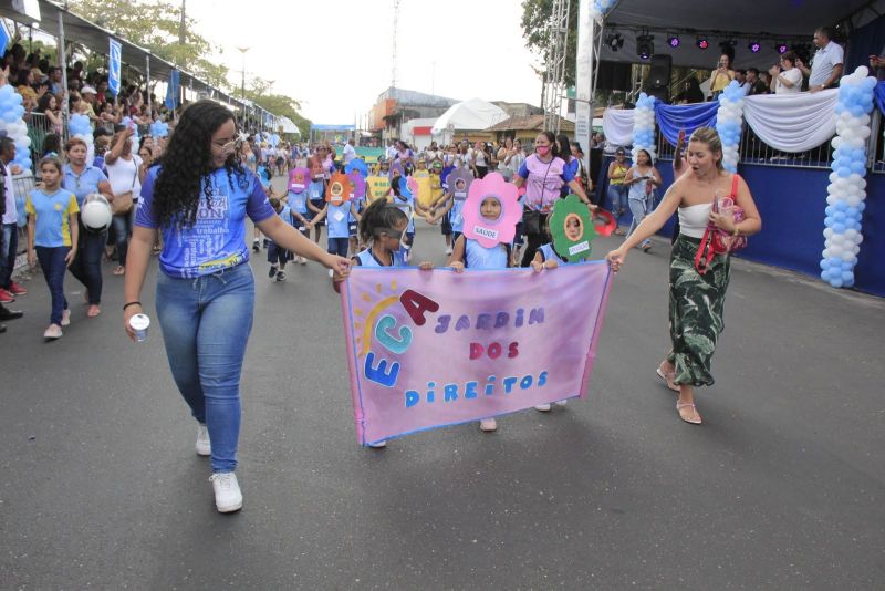 Caminhada Escolar em Alusão à Independência do Brasil lado Norte na Arterial 18