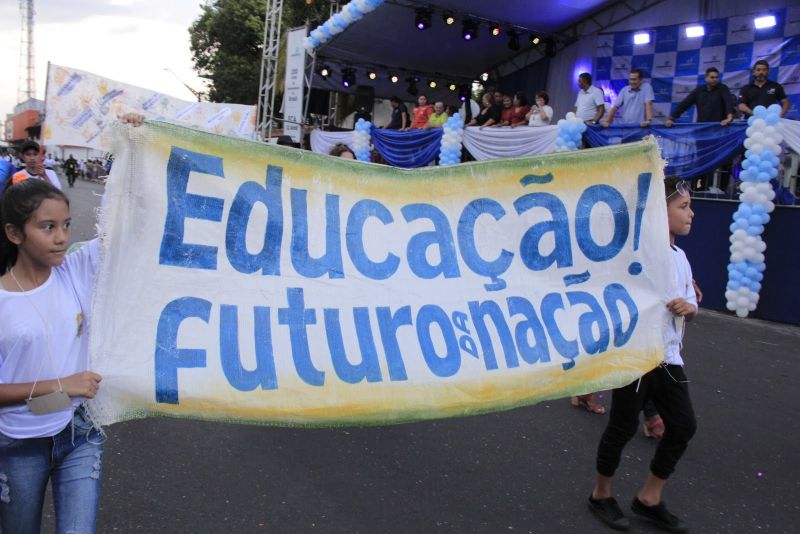 Caminhada Escolar em Alusão à Independência do Brasil lado Norte na Arterial 18