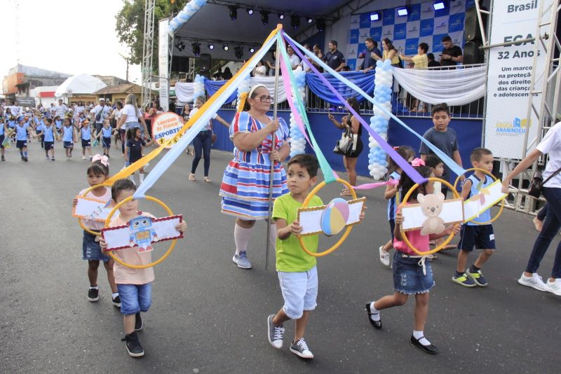 Caminhada Escolar em Alusão à Independência do Brasil lado Norte na Arterial 18