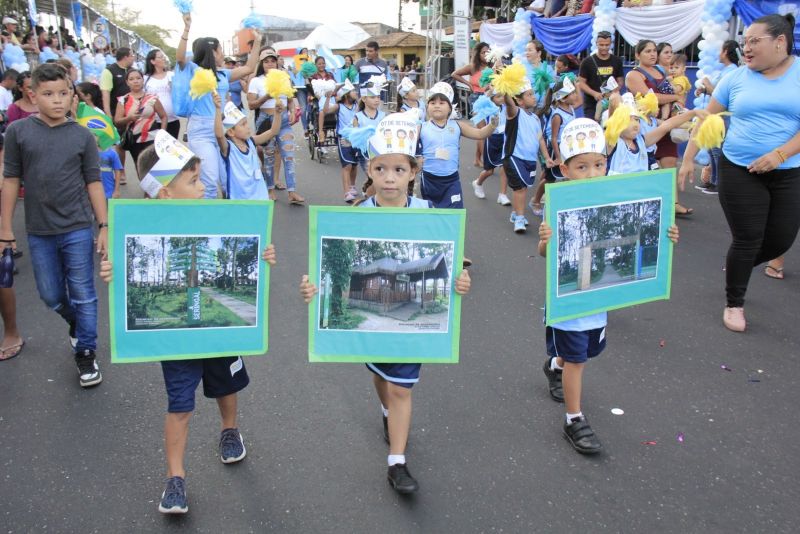 Caminhada Escolar em Alusão à Independência do Brasil lado Norte na Arterial 18