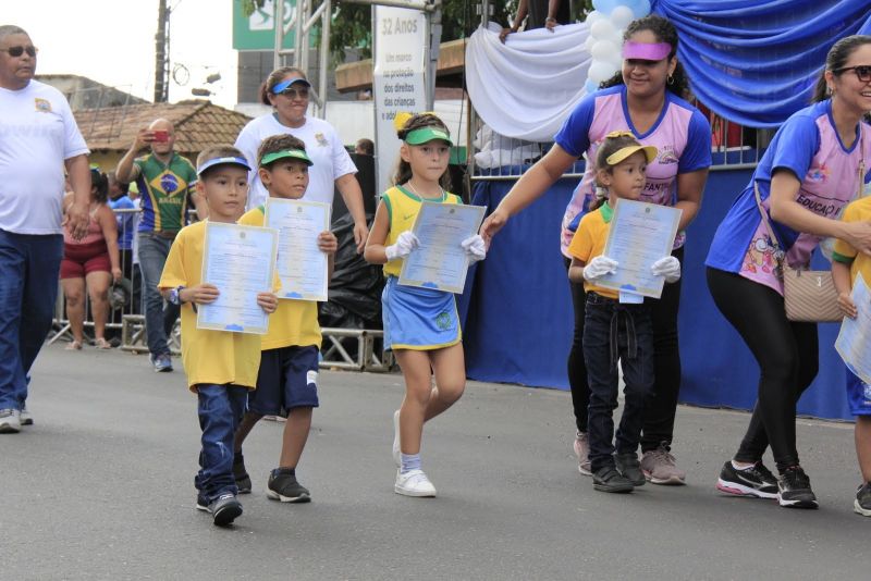 Caminhada Escolar em Alusão à Independência do Brasil lado Norte na Arterial 18