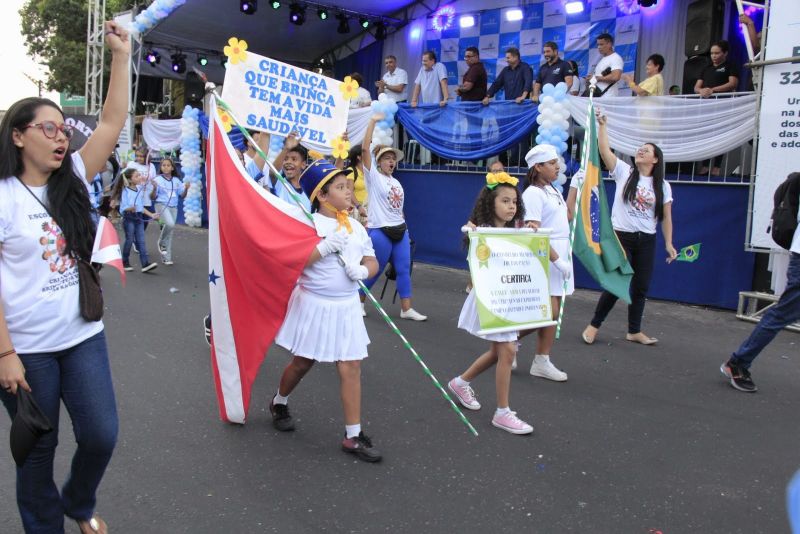 Caminhada Escolar em Alusão à Independência do Brasil lado Norte na Arterial 18