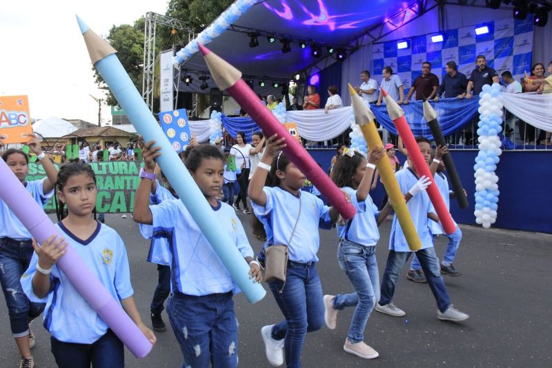 Caminhada Escolar em Alusão à Independência do Brasil lado Norte na Arterial 18