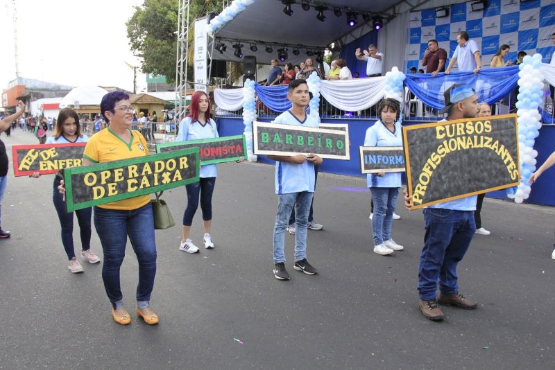 Caminhada Escolar em Alusão à Independência do Brasil lado Norte na Arterial 18