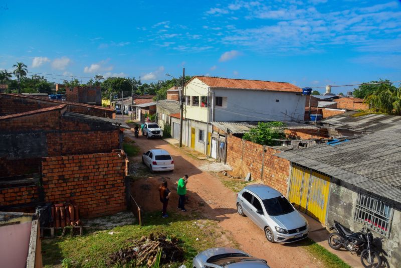 Voo inaugural para estudos de regularização fundiária na comunidade Párque da Ameixeira no Icuí- Guajará