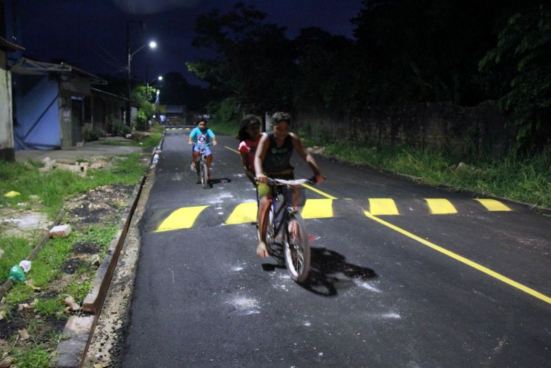 SESAN - Inauguração das ruas da comunidade Dom Bosco no bairro Águas Lindas