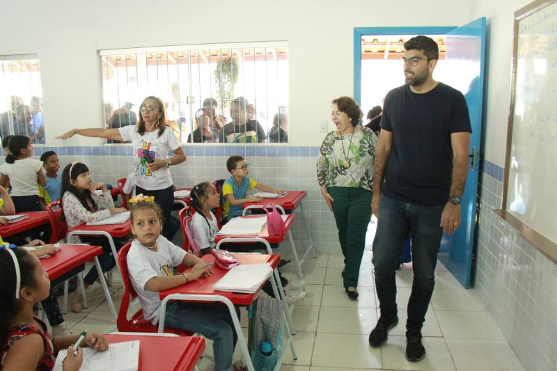 SEMED- Entrega da escola Liberdade, totalmente revitalizada no Icuí