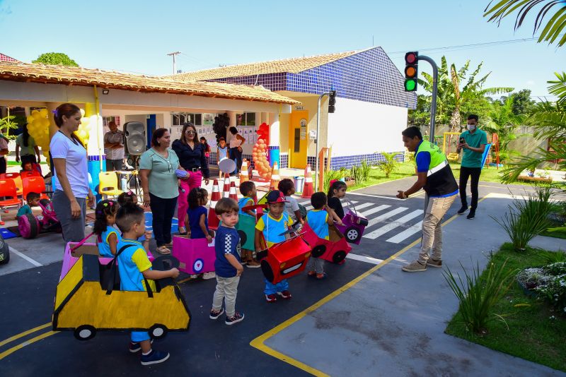 Ação Quintal Pedagógico na semana do Trânsito
