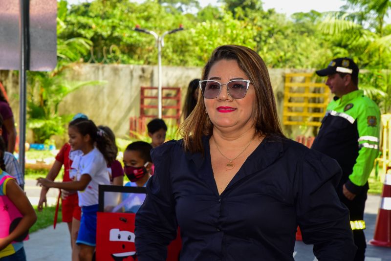 Ação Quintal Pedagógico na semana do Trânsito
