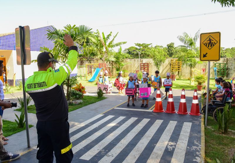 Ação Quintal Pedagógico na semana do Trânsito
