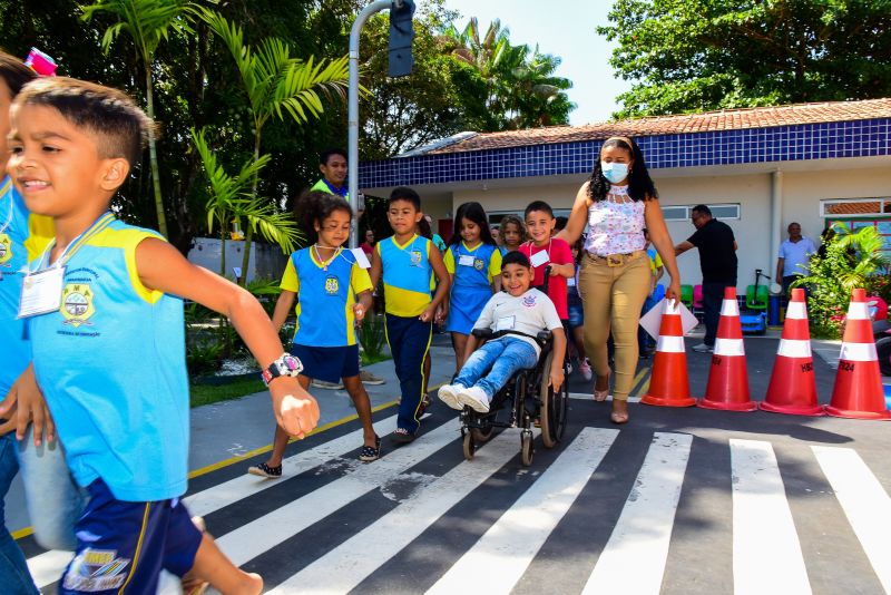 Ação Quintal Pedagógico na semana do Trânsito
