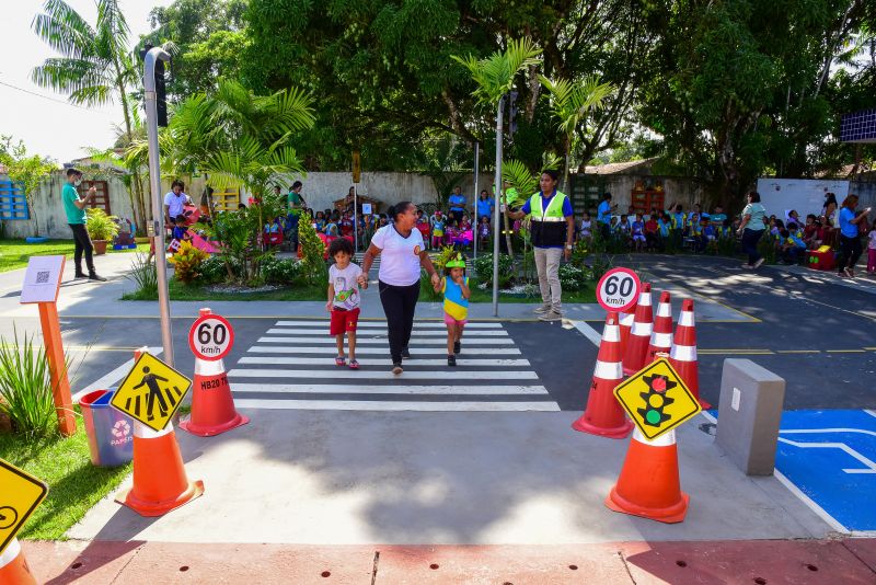 Ação Quintal Pedagógico na semana do Trânsito
