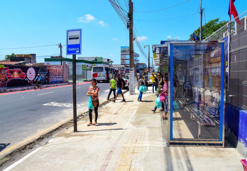 Novas paradas de ônibus, SN3 na Cidade Nova