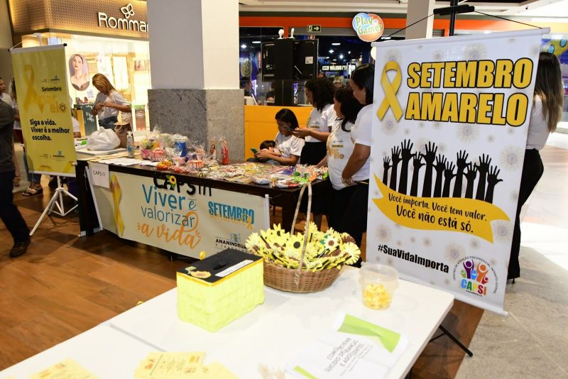 Setembro Amarelo no Shopping Metrópole