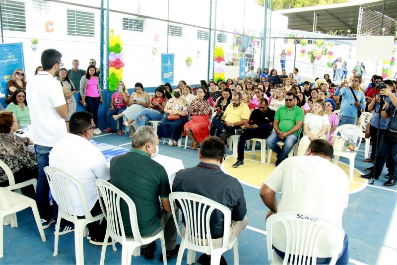 Inauguração da UEI Irmã Nair, Totalmente Revitalizada no bairro Guanabara