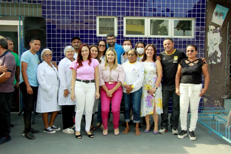 Inaugura ção da Unidade Básica de Saúde Ubs Nova União Totalmente Revitalizada no bairro 40 Horas