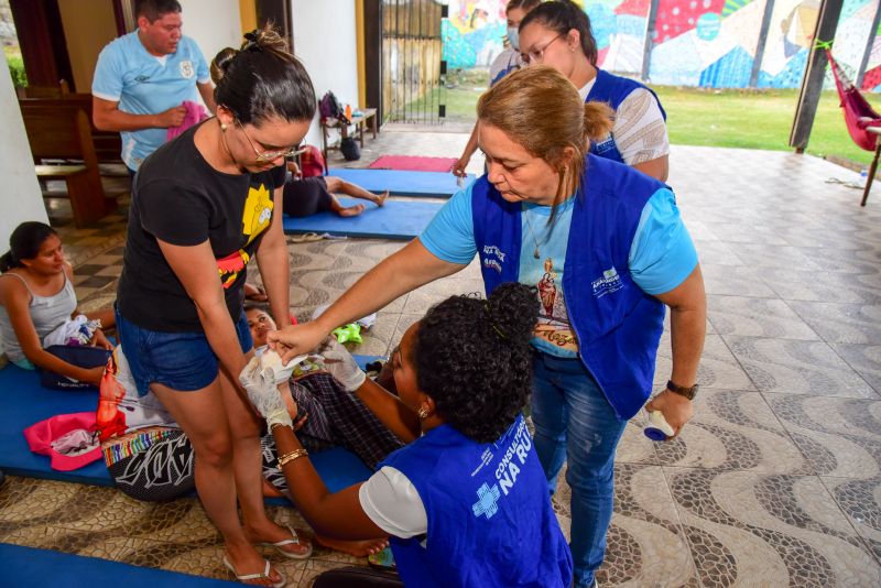 Ponto de apoio para Romeiros no Colégio Salesiano Nossa Senhora Do Carmo e Defesa Civil no Mercado Central de Ananindeua