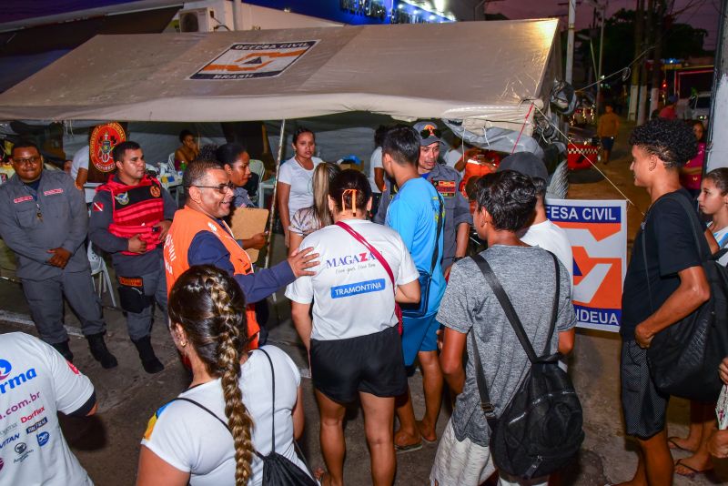 Ponto de apoio para Romeiros no Colégio Salesiano Nossa Senhora Do Carmo e Defesa Civil no Mercado Central de Ananindeua