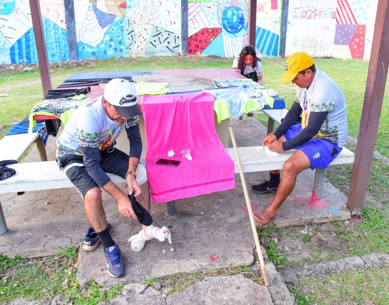 Ponto de apoio para Romeiros no Colégio Salesiano Nossa Senhora Do Carmo e Defesa Civil no Mercado Central de Ananindeua