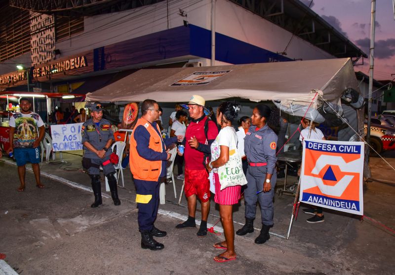 Ponto de apoio para Romeiros no Colégio Salesiano Nossa Senhora Do Carmo e Defesa Civil no Mercado Central de Ananindeua