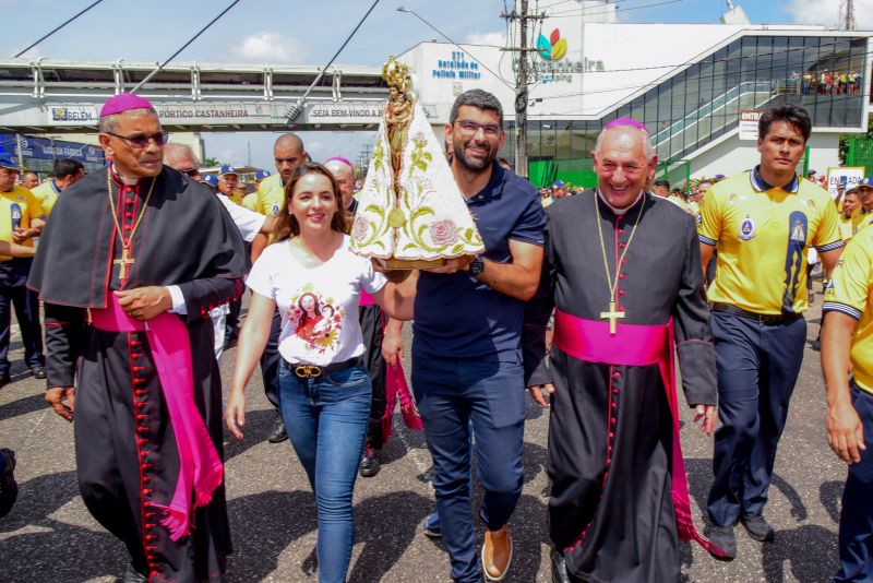 Círio 2022 Traslado da Imagem Peregrina de Nossa Senhora de Nazaré em Ananindeua, recebida pelo Prefeito Dr Daniel