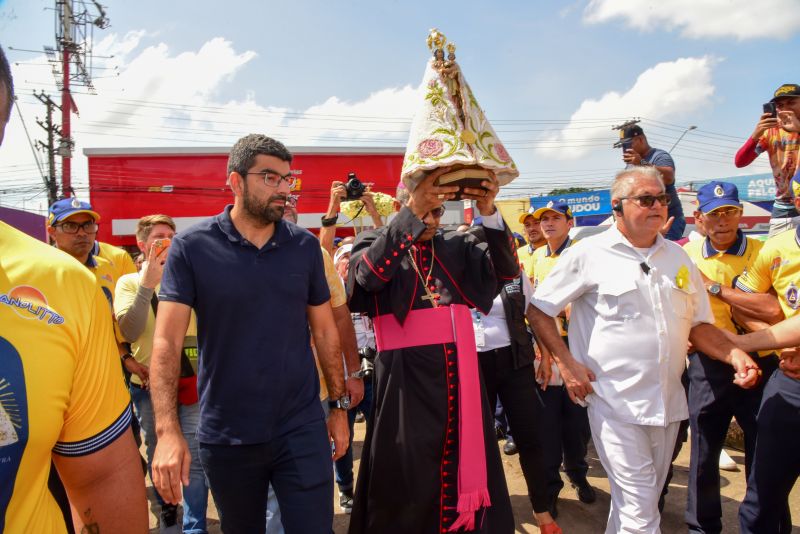 Círio 2022 Traslado da Imagem Peregrina de Nossa Senhora de Nazaré em Ananindeua, recebida pelo Prefeito Dr Daniel