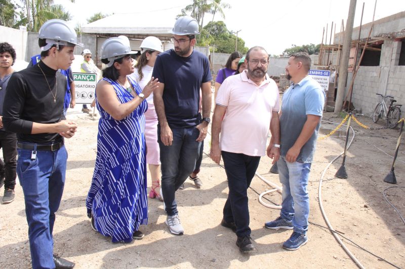 Visita técnica às obras da Casa Mulher Brasileira no bairro Centro