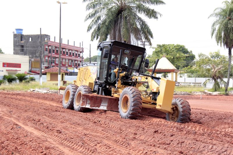 Visita técnica às obras do Parque Vila Maguari no bairro Centro