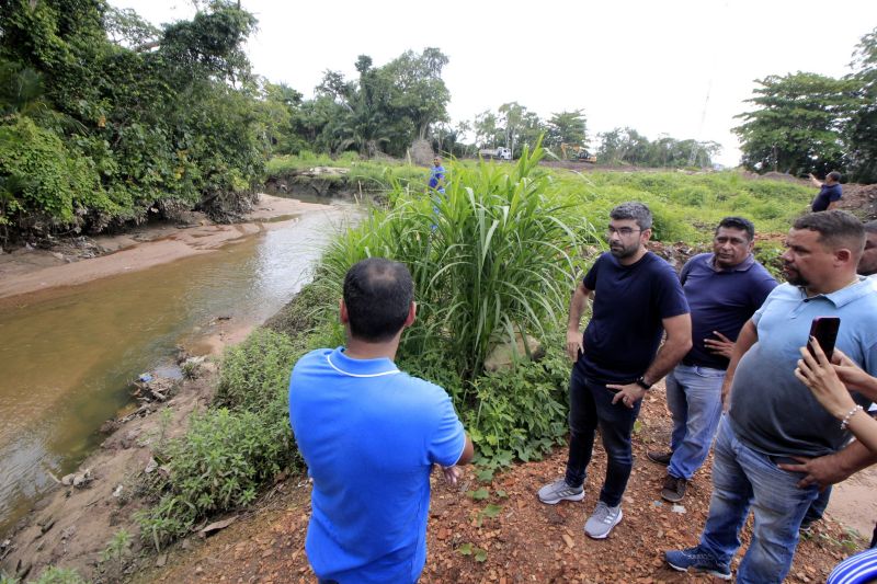 Visita técnica às obras do Parque Vila Maguari no bairro Centro