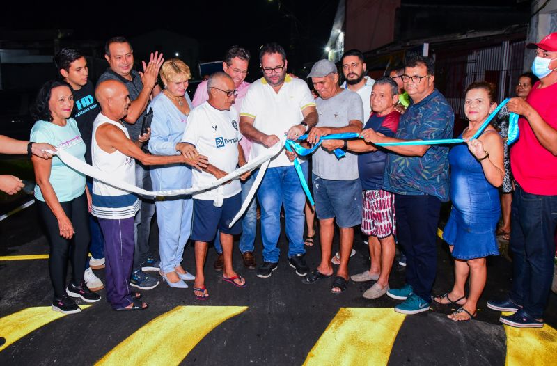 Inauguração Asfáltica das ruas Gusmão e São Domingos, passagem Tancredo Neves na Cidade Nova II