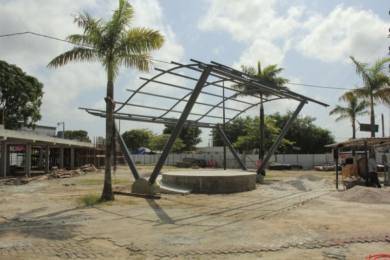 Visita Técnica nas Obras da Praça da Bíblia na Cidade Nova