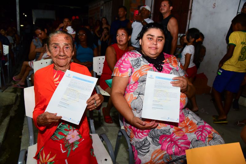 Entrega de 502 Títulos de Propriedade de Terra na Comunidade Santa Maria - Rua Jader Barbalho com rua Castanheira no Curuçambá