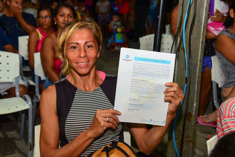 Entrega de 502 Títulos de Propriedade de Terra na Comunidade Santa Maria - Rua Jader Barbalho com rua Castanheira no Curuçambá